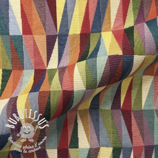 Tissu déco GOBELIN PREMIUM Graphic Moving Zigzag