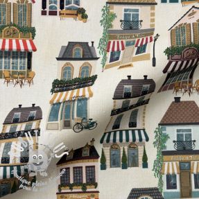 Tissu déco premium Shop Boutique City digital print