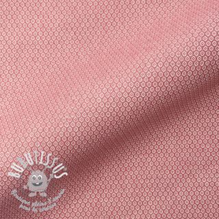 Tissu déco DOBBY Coloured Dot blush