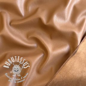 Simili cuir SUEDE cognac