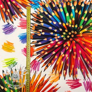 Jersey Pencil explosion PANEL digital print