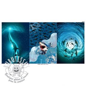 Jersey Great White PANEL digital print