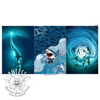 Jersey Great White PANEL digital print