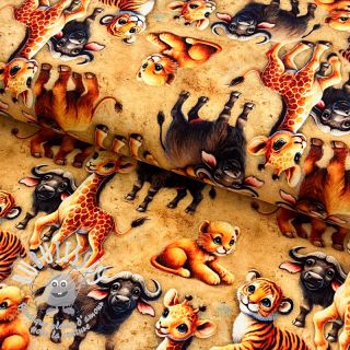 Jersey Safari friends design A digital print