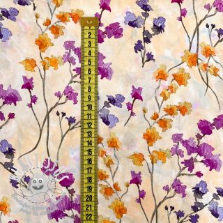 Viscose RADIANCE Ephora flowers digital print