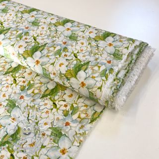 Viscose RADIANCE Francesca flowers digital print