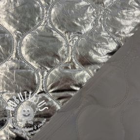 Tissu matelassé Embosse silver