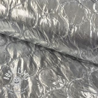 Tissu matelassé Embosse silver