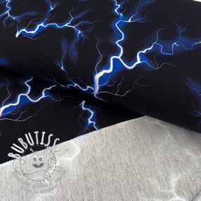 Sweat Lightning black digital print