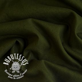 Lin lavé 170 g army green