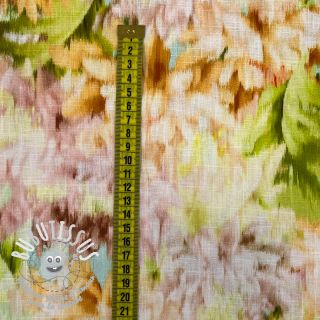 Viscose lin Summer flower digital print