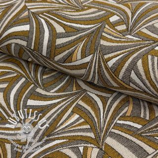 Tissu déco jacquard Tamise gold