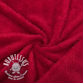 Polaire bien-etre DOUBLE FACE FLEECE TEDDY red