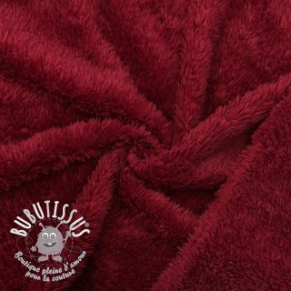 Polaire bien-etre DOUBLE FACE FLEECE TEDDY bordeaux