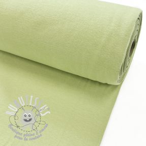 Bord-côte lisse PREMIUM lime green